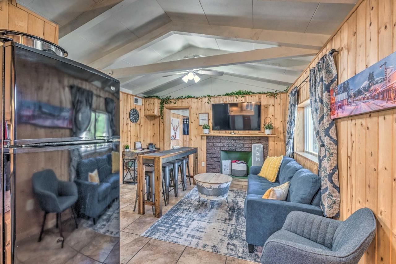 Cabin With Mountain Views About 2 Mi To Ruidoso Midtown! Bagian luar foto